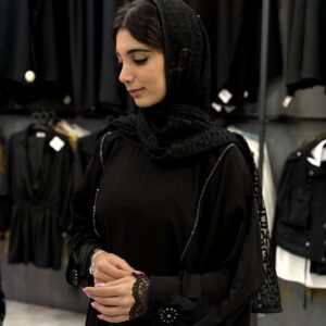 عبایی استین پاپیون