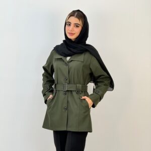 مانتو کتی سگک دار