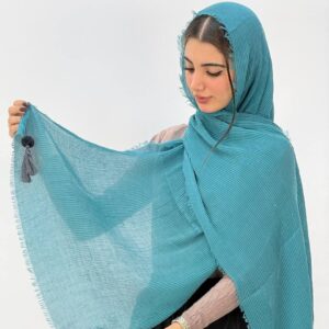 شال دور ریش منگوله دار