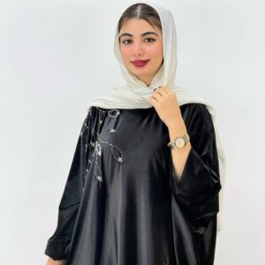 عبایی مخمل گلبرگ