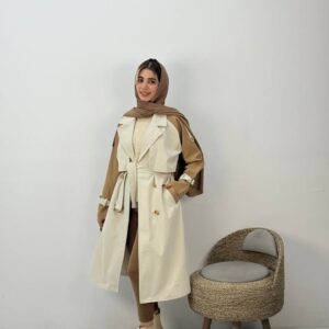 مانتو ترکیبی دوجیب