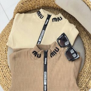 بلوز تمام زیپ میومیو